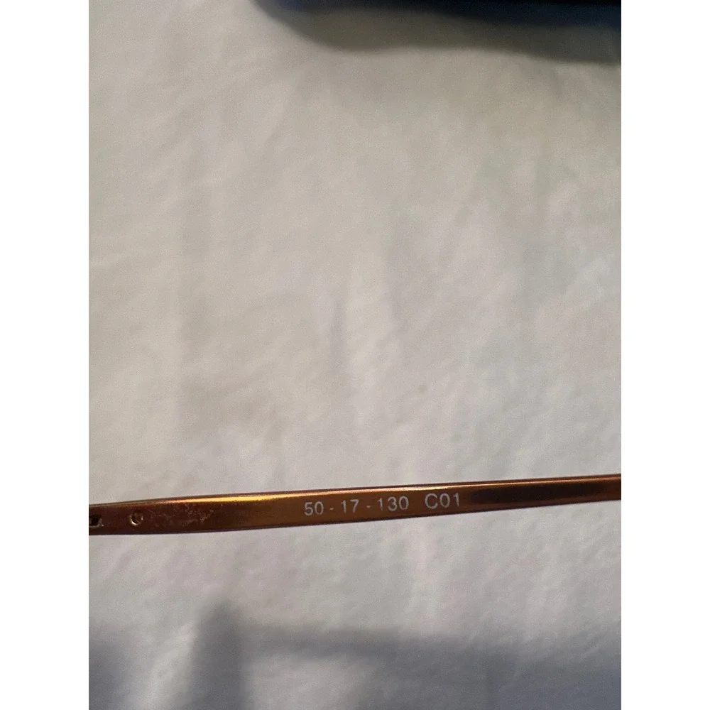 Celine Dion Eyes CD3029 Rose Gold Semi Rimless Oval Eyeglasses 50-17-130 C01